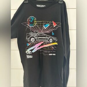 Men’s Walmart Back To The Future Long Sleeve T-Shirt NWT